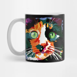 Tortoiseshell Pop Art - Cat Lover Gift Mug